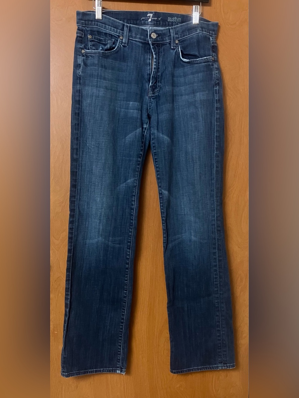 7 For All Mankind Austyn Men's Relaxed Straight Leg Jeans Size 32 USA Made